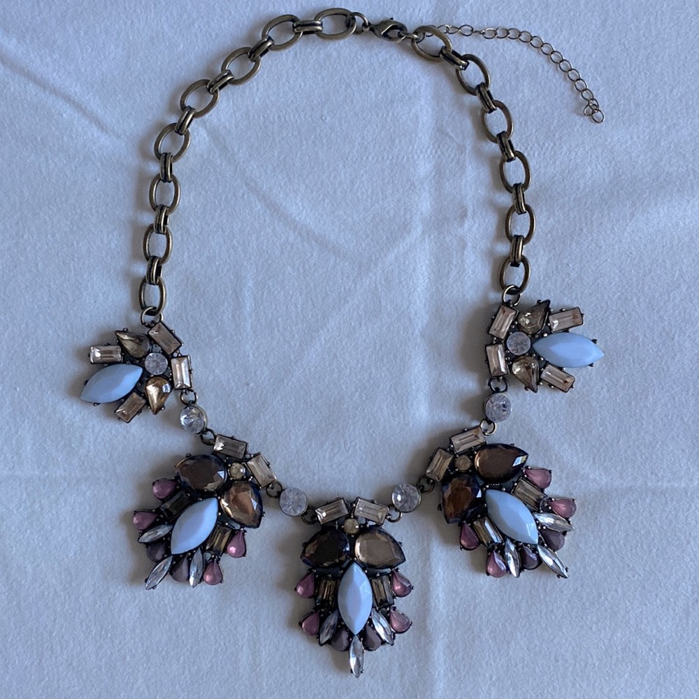 Beautiful Gem Statement Necklace